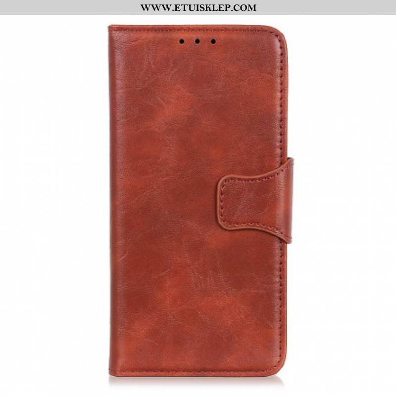 Etui Folio do Xiaomi Redmi Note 10 Pro Skórzany Futerał Klapa Magnetyczna